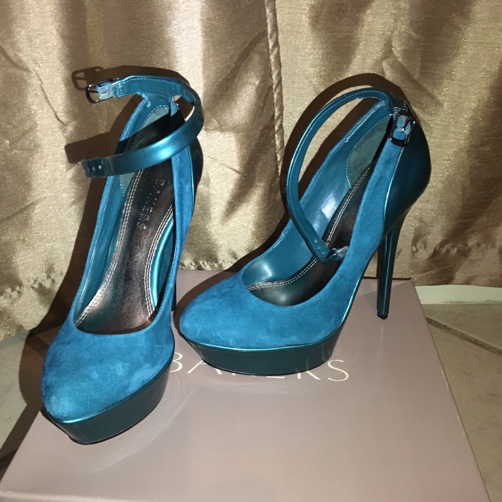 Turquoise High Heels
